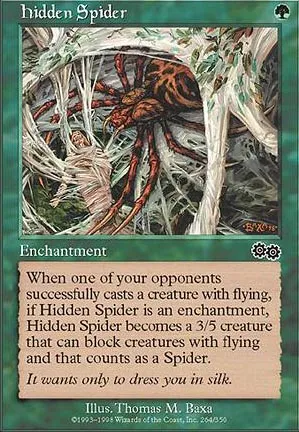 Araignée cachée