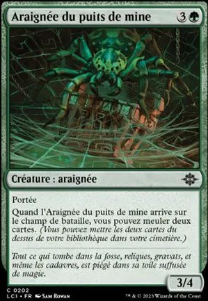 Araignée du puits de mine