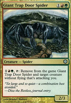 Araignée géante piégeuse