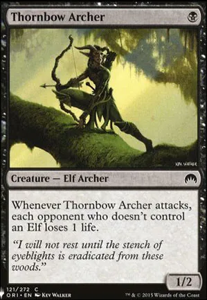 Archer à l'arc épineux