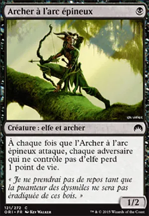 Archer à l'arc épineux