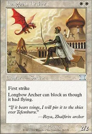 Archer à l'arc long