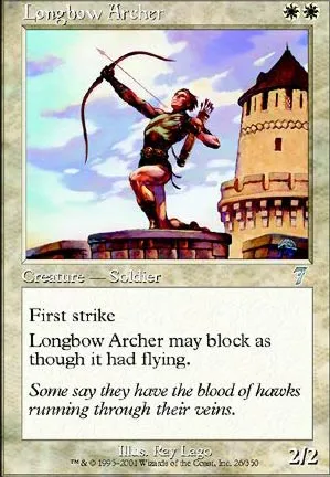 Archer à l'arc long