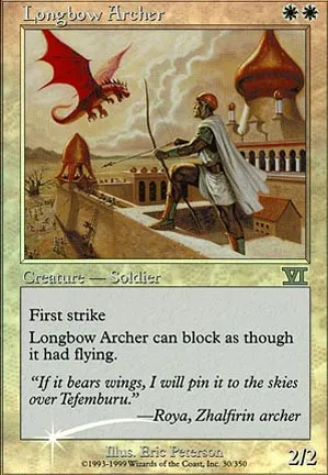 Archer à l'arc long