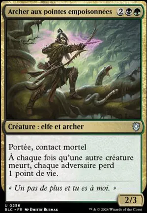 Archer aux pointes empoisonnées