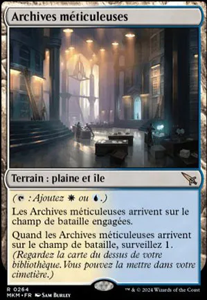Archives méticuleuses