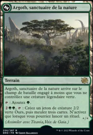 Argoth, sanctuaire de la nature // Titania, Gaia incarnée