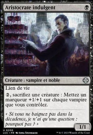 Aristocrate indulgent