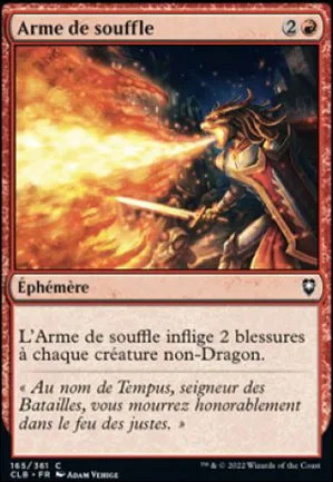 Arme de souffle