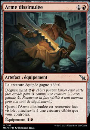 Arme dissimulée