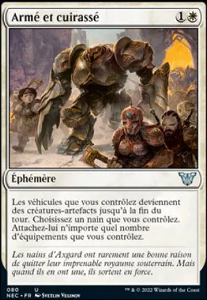 Armé et cuirassé