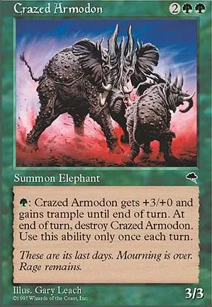 Armodon affolé