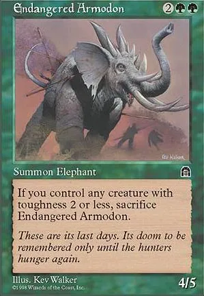 Armodon menacé
