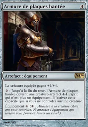 Armure de plaques hantée