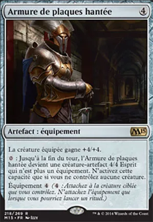 Armure de plaques hantée