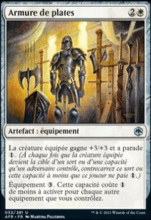 Armure de plates