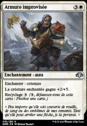 Armure improvisée