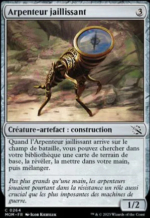 Arpenteur jaillissant