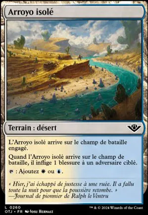 Arroyo isolé