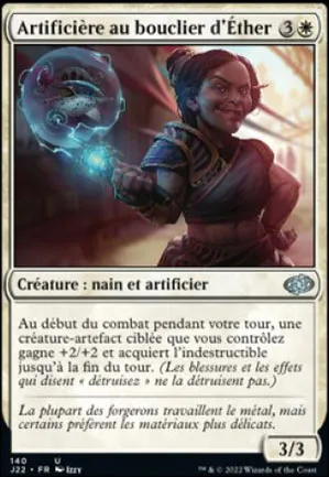 Artificière au bouclier d'Éther