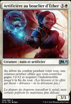 Artificière au bouclier d'Éther
