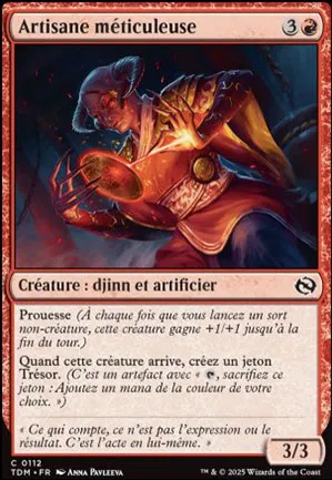 Artisane méticuleuse