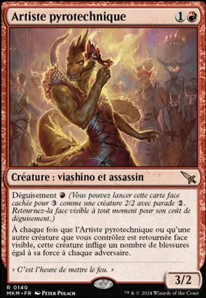 Artiste pyrotechnique
