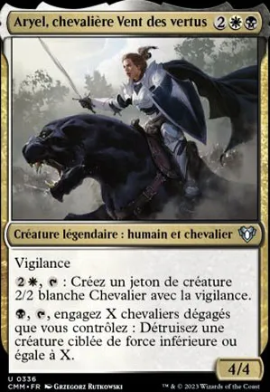 Aryel, chevalière Vent des vertus