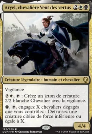 Aryel, chevalière Vent des vertus