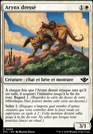 Arynx dressé