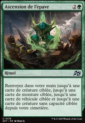 Ascension de l'épave