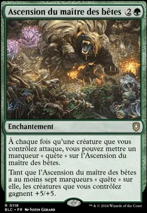 Ascension du maître des bêtes