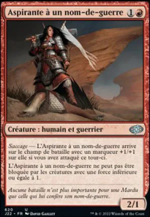 Aspirante à un nom-de-guerre