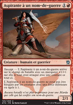 Aspirante à un nom-de-guerre