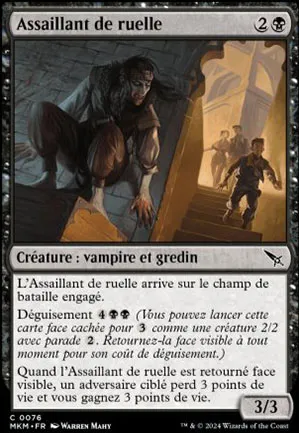 Assaillant de ruelle
