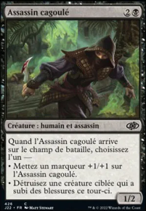 Assassin cagoulé
