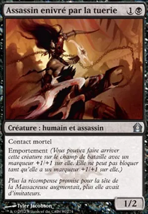 Assassin enivré par la tuerie