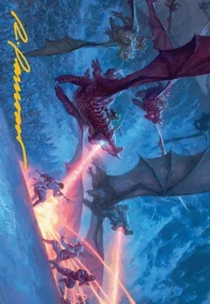 Assaut des chevauche-dragons - Illustration