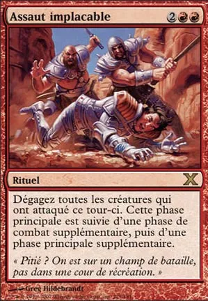 Assaut implacable