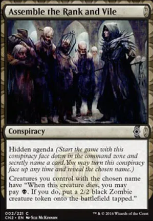 Assemble the Rank and Vile