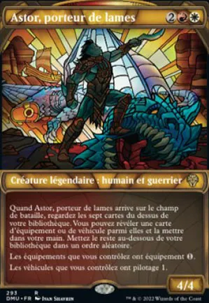 Astor, porteur de lames