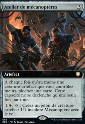 Atelier de mécanoptères