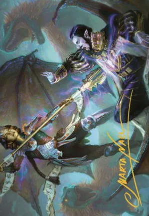 Attaque finale de Huatli - Illustration