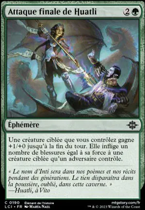Attaque finale de Huatli