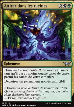 Attirer dans les racines