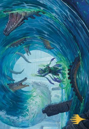 Au creux de la vague - Illustration