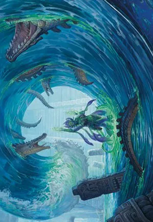 Au creux de la vague - Illustration