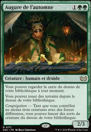 Augure de l'automne