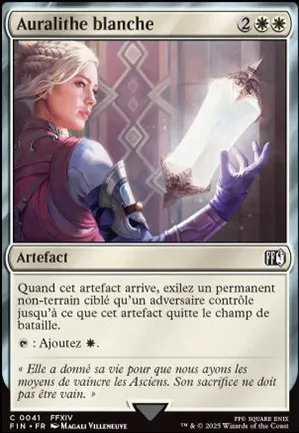 Auralithe blanche