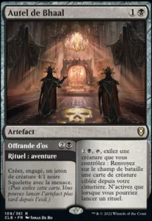 Autel de Bhaal // Offrande d'os